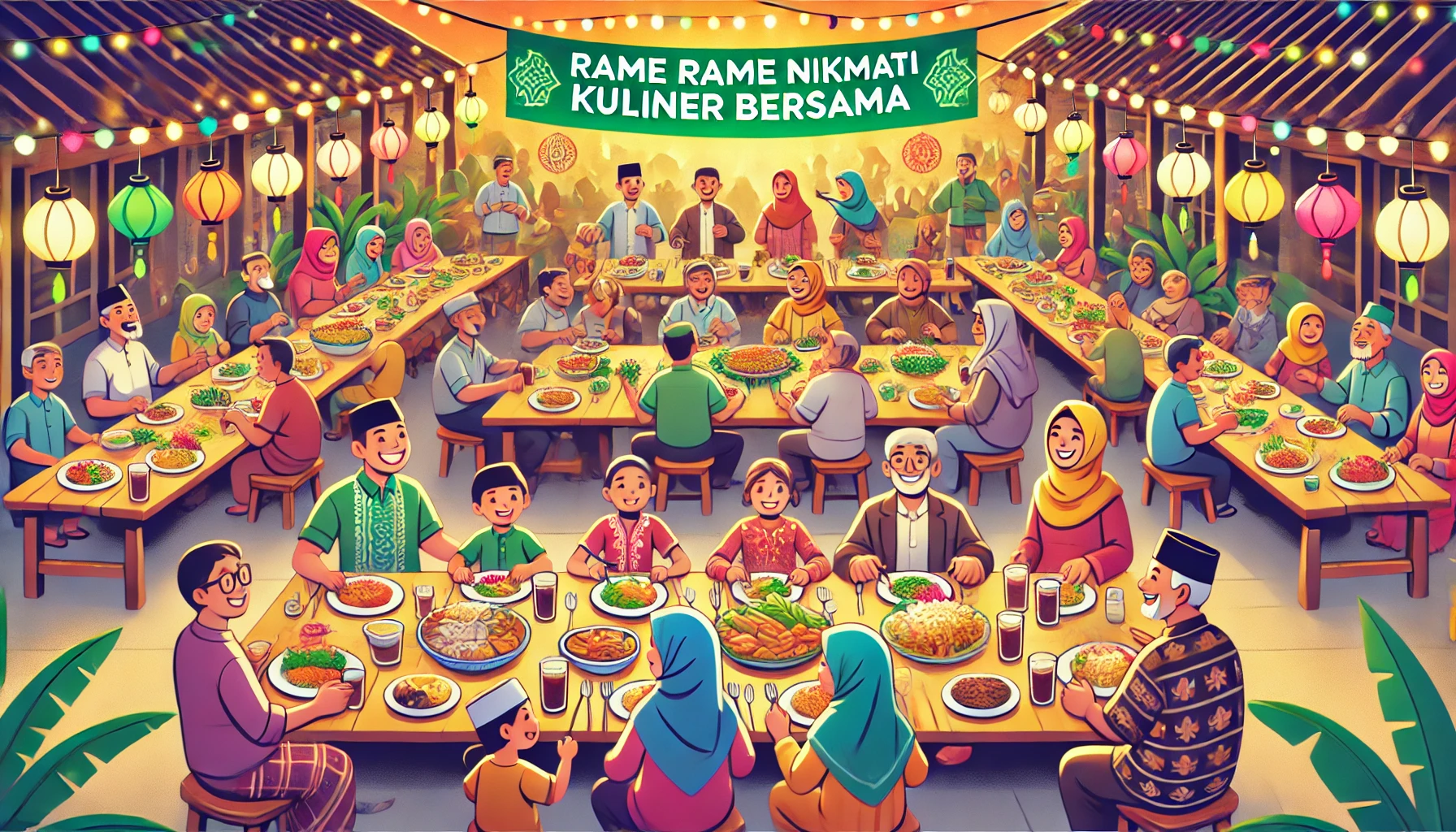 Rame Rame Nikmati Kuliner Bersama