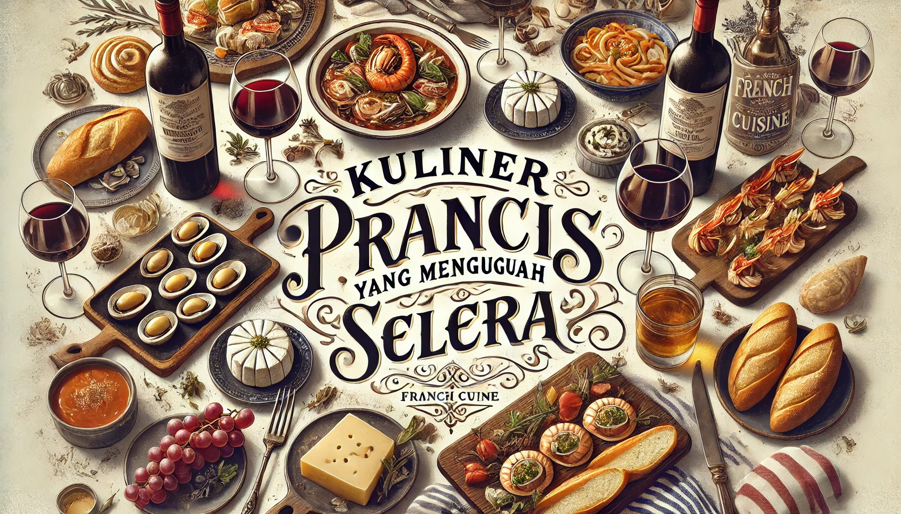 Kuliner Prancis yang Menggugah Selera