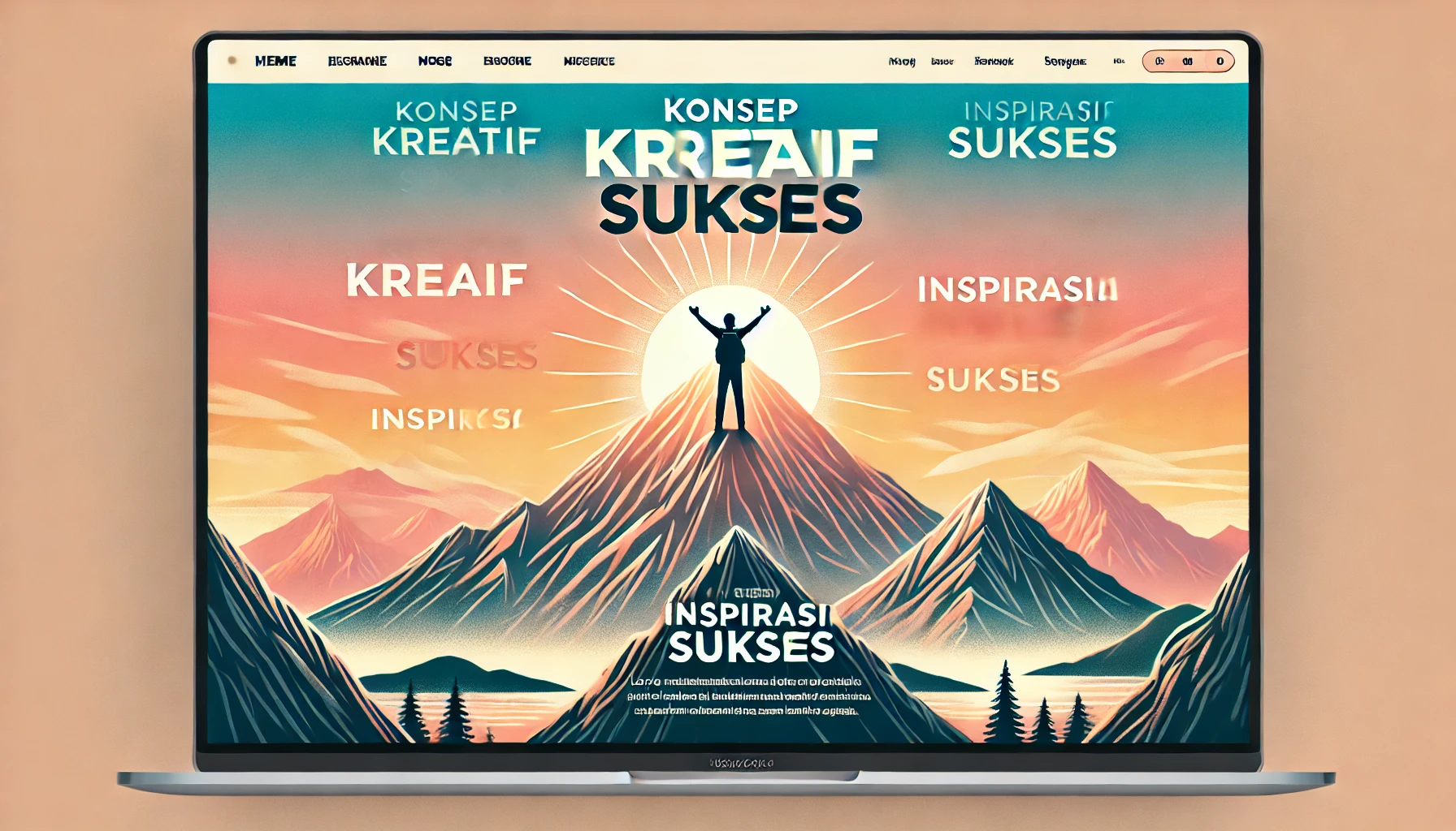 Konsep Kreatif Inspirasi Sukses