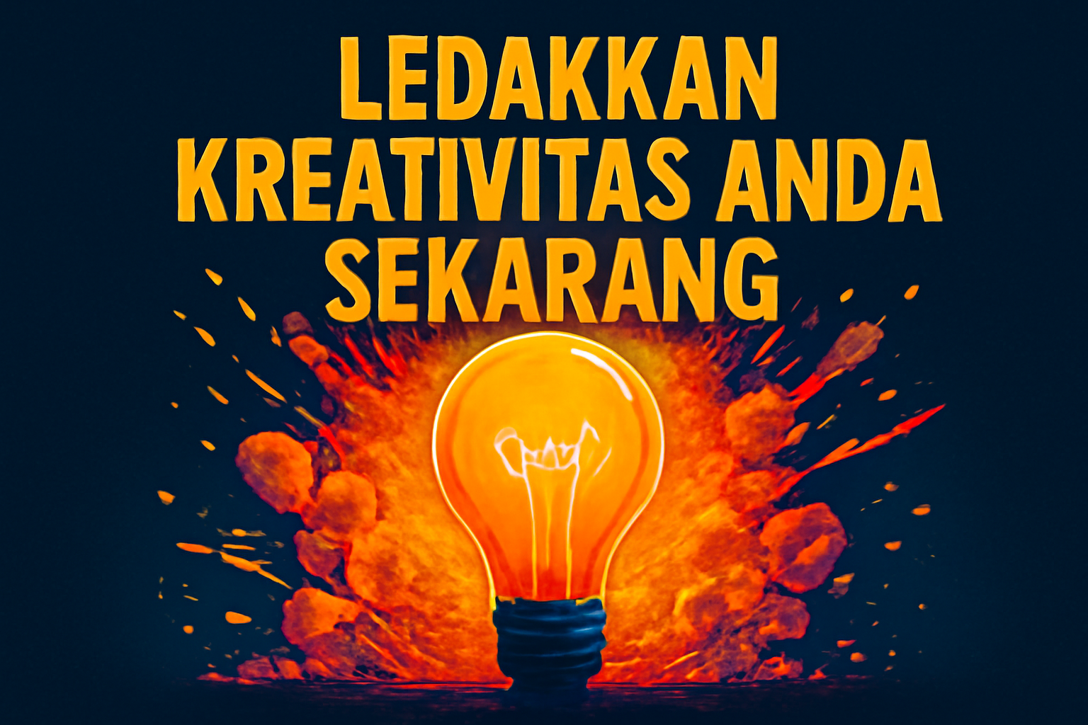 Ledakkan Kreativitas Anda Sekarang