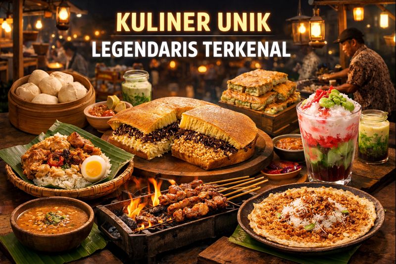Kuliner Unik Legendaris Terkenal