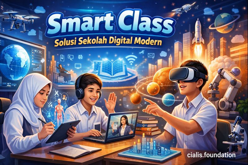 Smart Class Solusi Sekolah Digital Modern